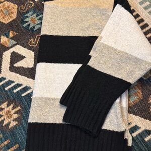 Target Black and Gray Striped Sweater